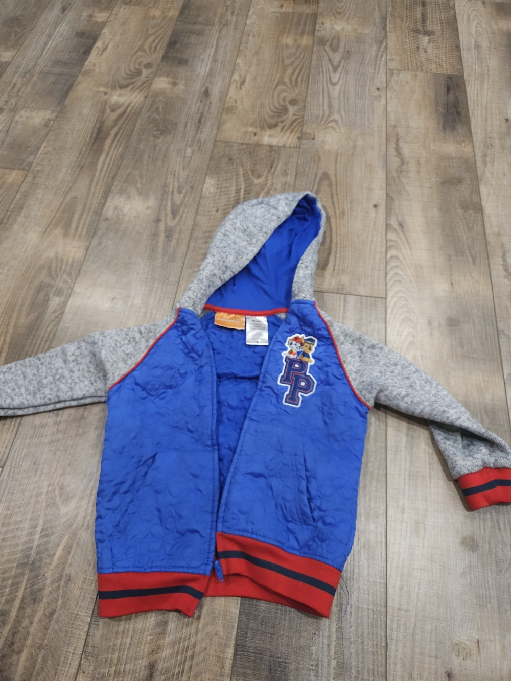 4/$10 Paw Patrol Boys 6 Zip Lightweight Fall Jacket